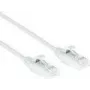 ACT valge 0,15 m LSZH U/UTP CAT6 patch-kaabel, snagless RJ45
