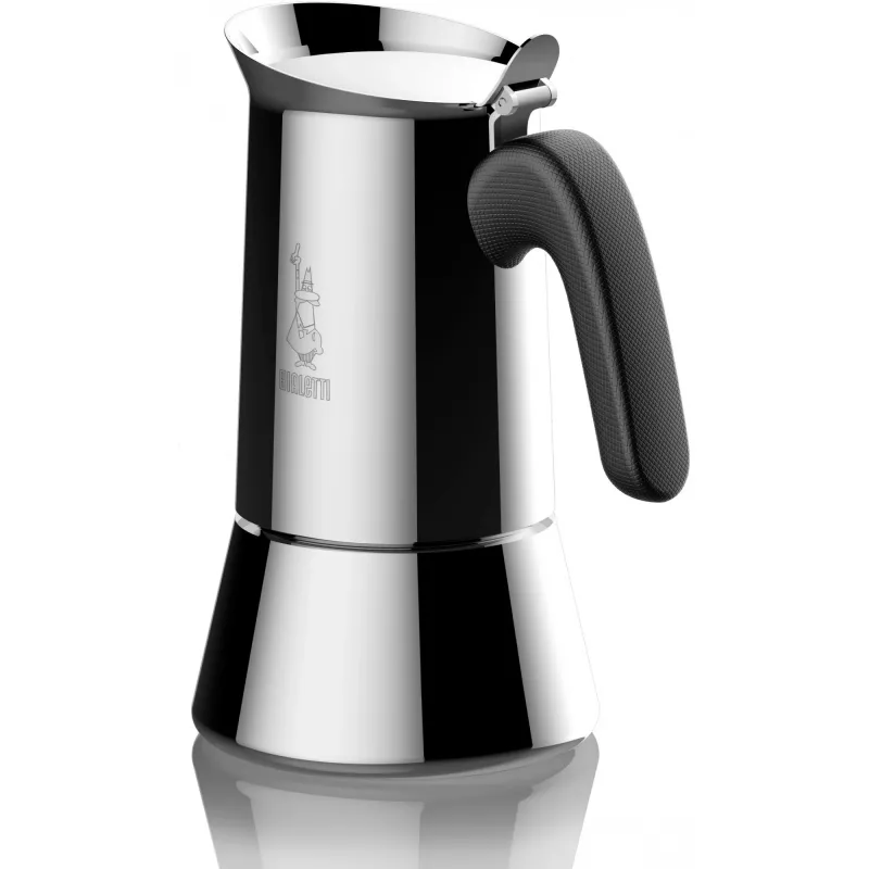 Moka pot Bialetti Venus 0,2 L roostevaba teras, induktsioonikindel, 4 tassi