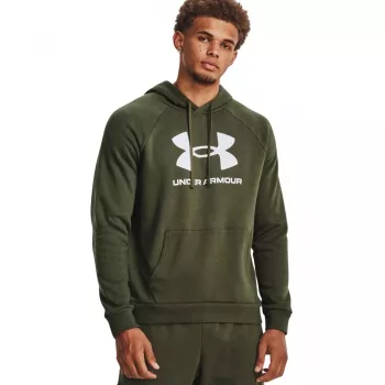 Under Armour Rival Fleece Logo HD meeste dressipluus oliiviroheline 1379758 390 L