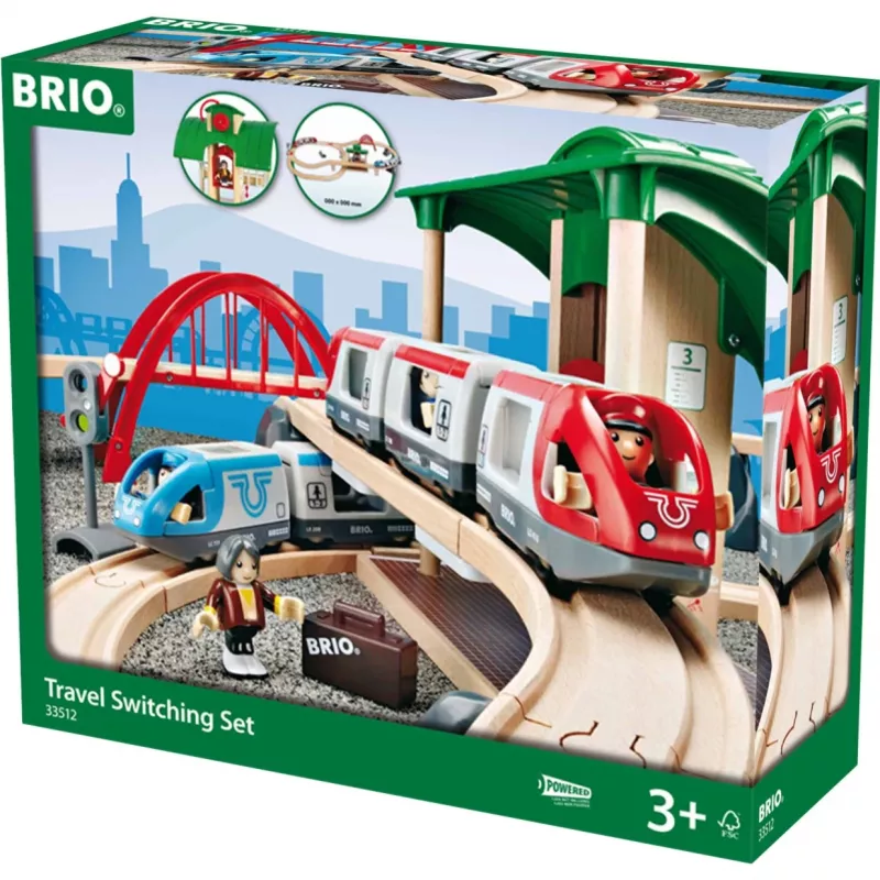 BRIO Railway 33512 rongivahetuse rööbaskomplekt