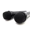 Karaokemikrofon MEDIA-TECH MT395 Accent Pro — juhtmega, must, sisse/välja lüliti, max kaugus 20 m, 2 tk pakendis