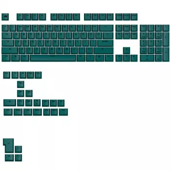 PBT sublimatsioontrükkiga klahvikomplekt GLORIOUS GPBT Basics — ANSI-paigutus, TGRN värv