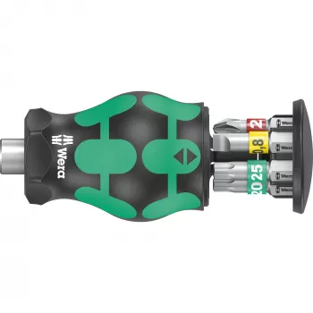 Kraftform compact Stubby Magazin 1 bitikomplekt (must/roheline, 7-osaline)