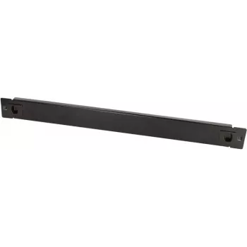 LogiLink Professional - pimepaneel rack-kapile - Must, RAL 9005 - 1U - 48,3 cm (19 inch)