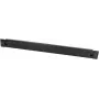 LogiLink Professional - pimepaneel rack-kapile - Must, RAL 9005 - 1U - 48,3 cm (19 inch)