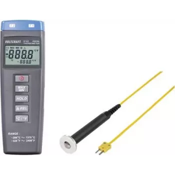VOLTCRAFT K102 + TP 302 temperatuurimõõteseade -200 kuni +1370 °C Andur tüüp K