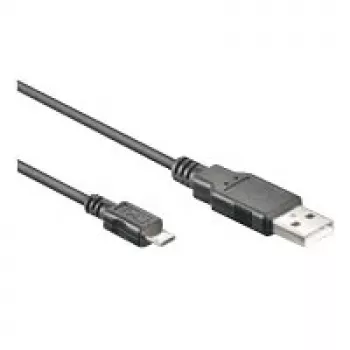 Wentronic goobay - USB 2.0 kaabel - USB 2.0 tüüp A (M) - mikro USB 2.0 tüüp D (M) - 3 m - must