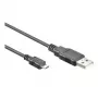Wentronic goobay - USB 2.0 kaabel - USB 2.0 tüüp A (M) - mikro USB 2.0 tüüp D (M) - 3 m - must