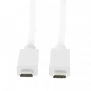 Logilink - USB-kaabel - USB-C (M) USB-C-le (M) - USB 3.1 Gen 2 - 20 V - 3 A - 50 cm - USB Power Delivery (3A, 60W) - Valge (CU0130)