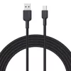 USB A - USB C kaabel Aukey CB-NAC1, 1 m, põimitud nailon, USB PD 60W, USB 2.0
