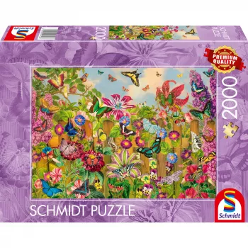 Pusle schmidt spiele Beautiful Butterfly Garden — 2000 tk, mudel 59746