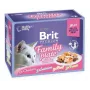 Märg kassitoit Brit Premium Family Plate Fillets in Jelly — segamaitsed, 12 x 85 g kotike