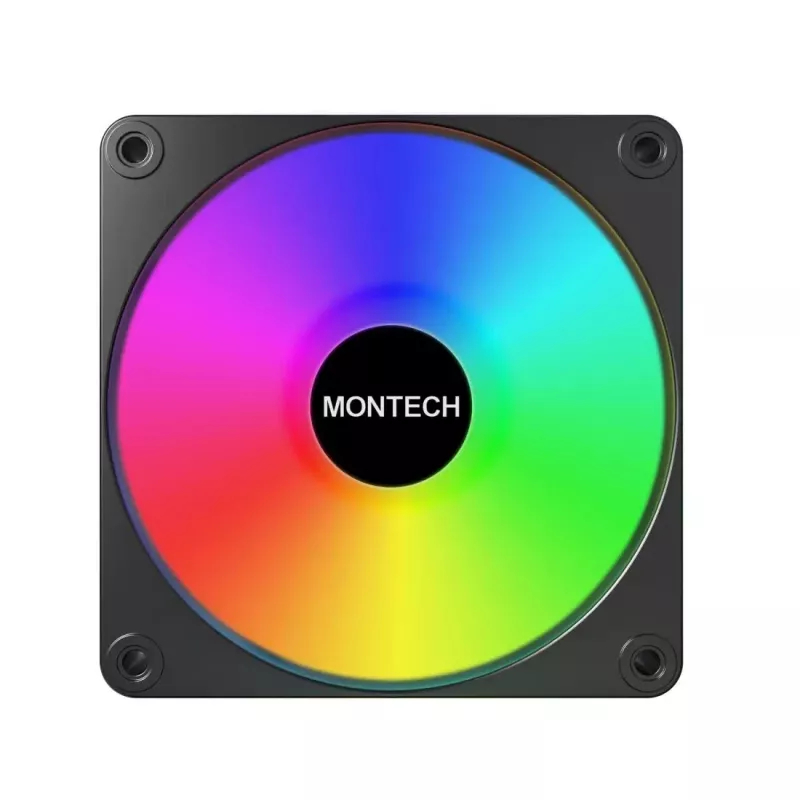 Montech GF120 V2 ARGB arvutikorpuse ventilaatorimoodul 12 cm Must 1 tk