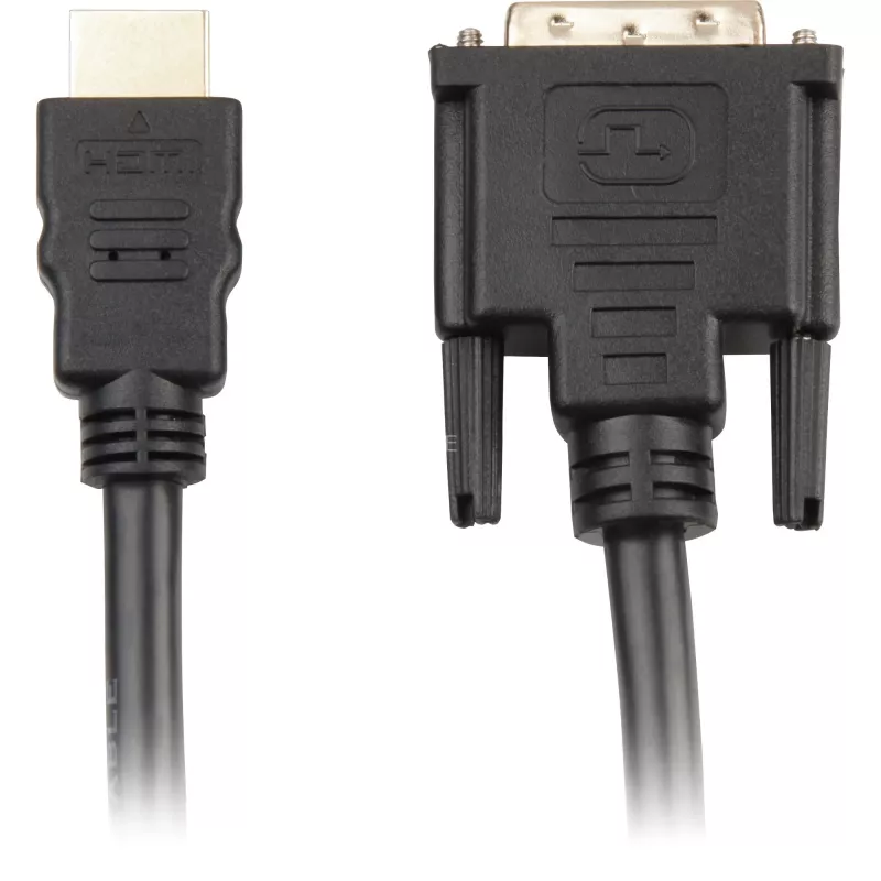 Adapterkaabel HDMI > DVI-D (must, 5 meetrit, Dual Link, 24+1)