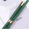 Nutitelefoni kaelakott Lookabe iPhone 7/8-le, kuldne roheliste aktsentidega