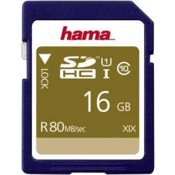 Hama 00124134 mälukaart 16 GB SDHC UHS-I Class 10