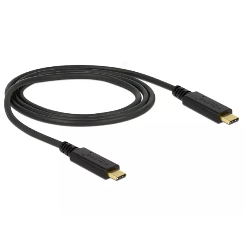 DeLOCK 85531 USB-kaabel USB 3.2 Gen 2 1 m USB C Must