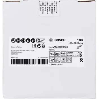Bosch 2 608 619 187 pöörleva tööriista lihvimis-/lihvimistarvik Teras Lihvketas