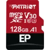 MicroSDXC mälukaart PATRIOT 128 GB Class 10 U3 V30, lugemine 100 MB/s, kirjutamine 80 MB/s, microSDXC