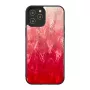 Kaitsev iKinsi ümbris Apple iPhone 12 Pro Max jaoks — roosa järv mustade aktsentidega