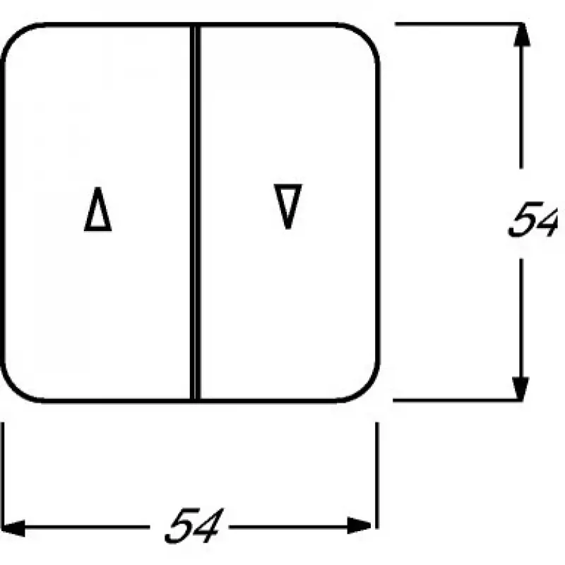 Elektrilüliti tarvik Busch-Jaeger 2504-214, valge viimistlus