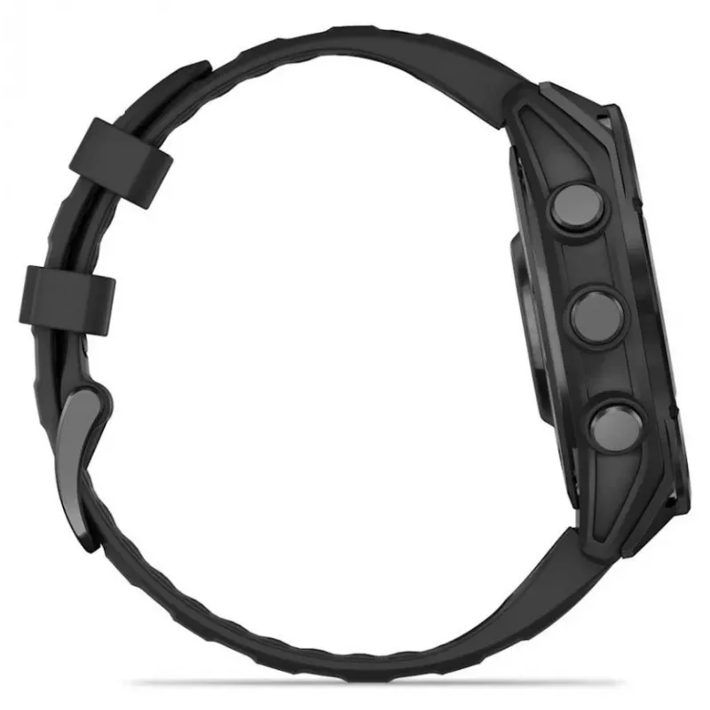 Garmin Fenix 8 3.56 cm (1.4) AMOLED 47 mm Digitaalne 454 x 454 pikslit Puuteekraan Must Wi-Fi GPS (satelliit)