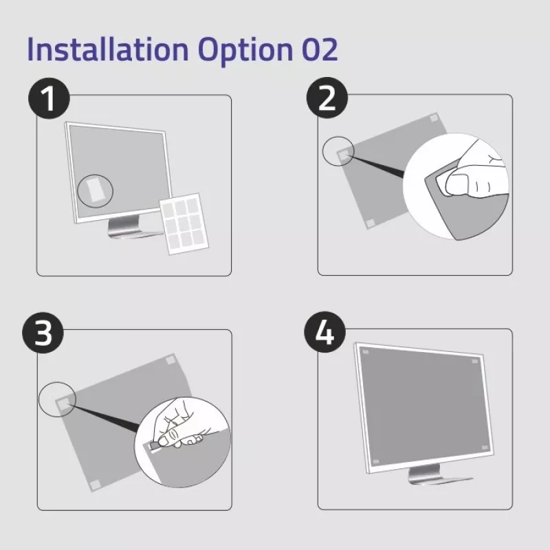 Privaatsusfilter Qoltec 51060 61 cm (24 tolli) monitorile