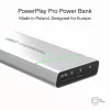 Kaasaskantav aku roheline Cell BPLGC20P 20800 mAh liitiumioon, USB-C PD 65W, 2x USB-C + 1x USB-A, alumiiniumkorpus
