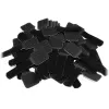 LABEL THE CABLE PRO Seinale kinnitatav takjapaelaga kaablihoidja, 50 tk - must