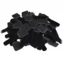 LABEL THE CABLE PRO Seinale kinnitatav takjapaelaga kaablihoidja, 50 tk - must