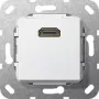 GIRA HDMI-pistikuadapter puhasvalge 566903 (566903)