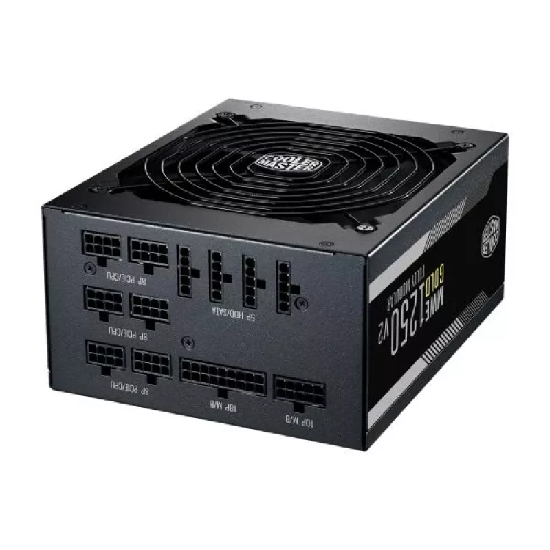 Cooler Master MPE-C501-AFCAG-EU MWE Gold V2, ATX 1250W, RTX Ready, modulaarne, 140mm, must
