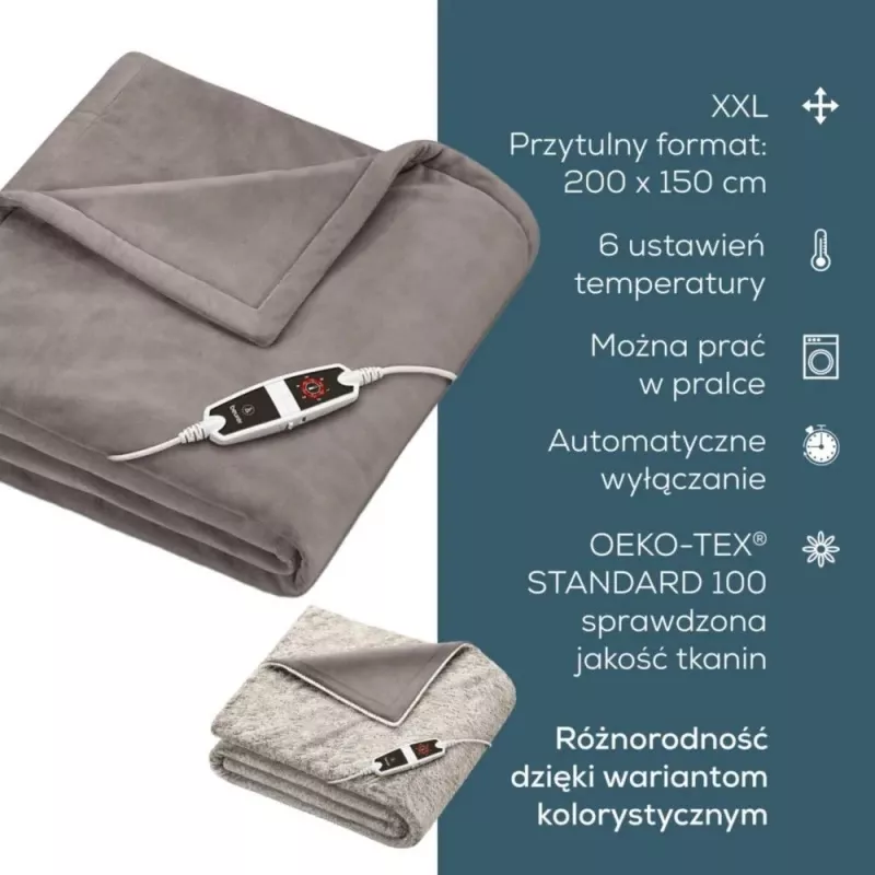Elektritekk Beurer HD 150 XXL Cosy Taupe