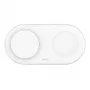 Belkin WIZ021VFWH - 2-ühes juhtmevaba laadimisalus Qi2 tehnoloogiaga 15 W, valge