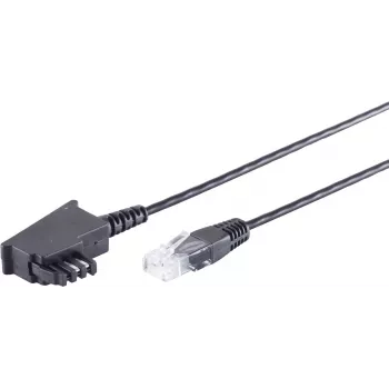Telefonikaabel S/CONN 12-09075 10 m Must