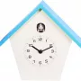 NeXtime kell 3108bl Birdy, 24,5x25,5x9,8 cm, seinakell, sinine/valge