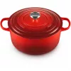 Le Creuset Signature 6,7 L ümmargune punane