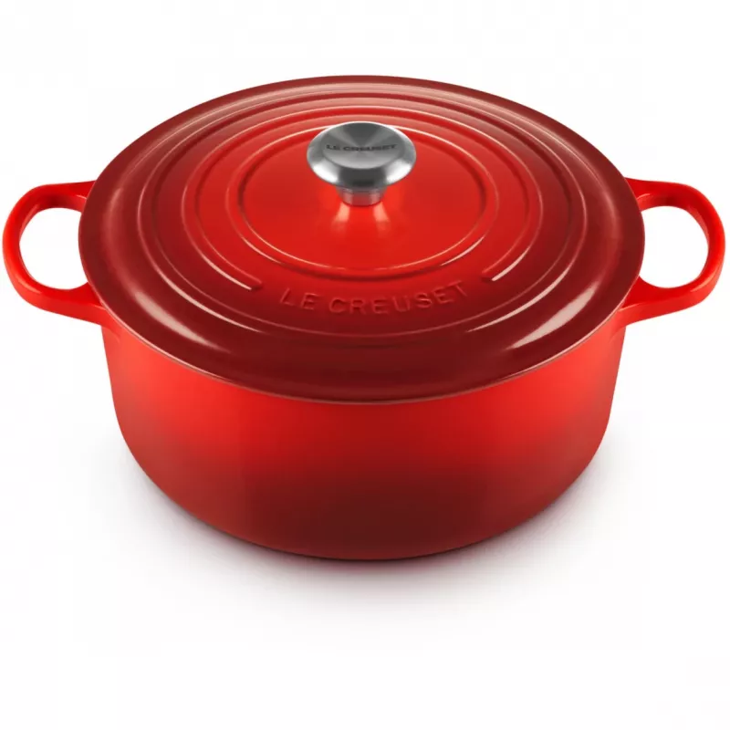 Le Creuset Signature 6,7 L ümmargune punane