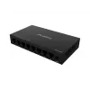 Võrgukommutaator LANBERG DSM1-1008 8x 1 Gb/s haldamata Gigabit Ethernet lauaarvuti 12V metallkorpus