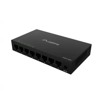 Võrgukommutaator LANBERG DSM1-1008 8x 1 Gb/s haldamata Gigabit Ethernet lauaarvuti 12V metallkorpus