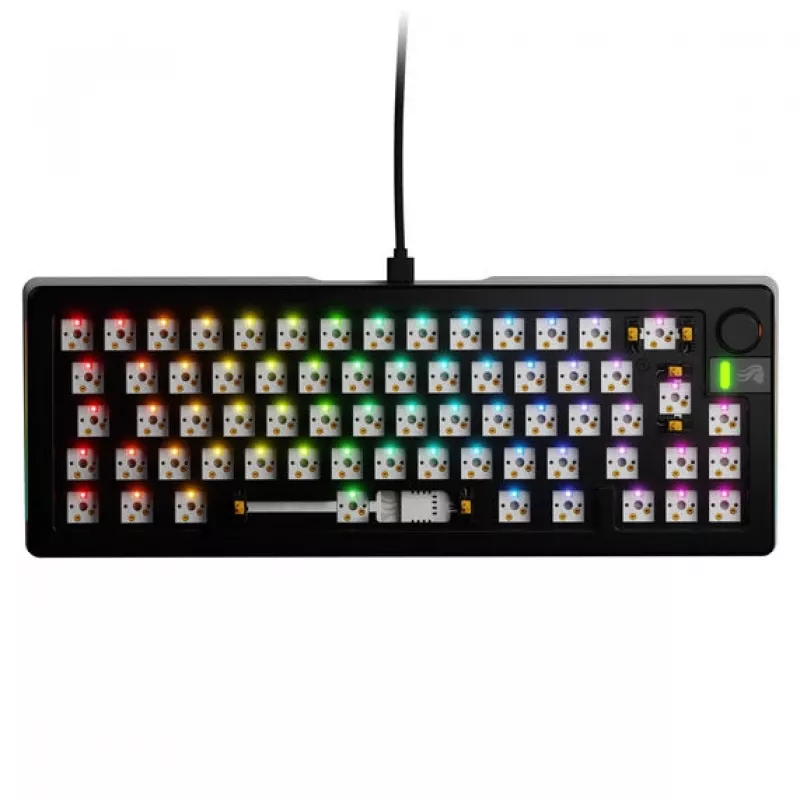 Mehaaniline klaviatuur GLORIOUS GMMK 3 PRO Barebones 65% juhtmega USB RGB must