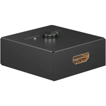 HDMI-lüliti Goobay 58485 1 sisend 1 väljund 52mm x 49.5mm x 22.5mm