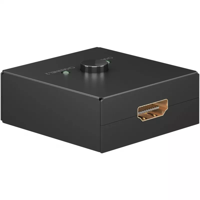 HDMI-lüliti Goobay 58485 1 sisend 1 väljund 52mm x 49.5mm x 22.5mm