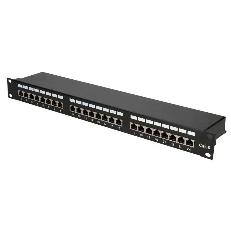 Extralink CAT6 STP V2 | Patchpaneel | 24 porti