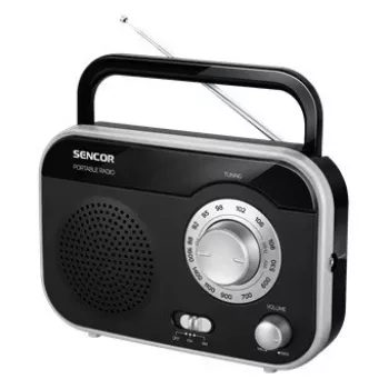 SENCOR Raadio SRD 210 BS, must/hõbe