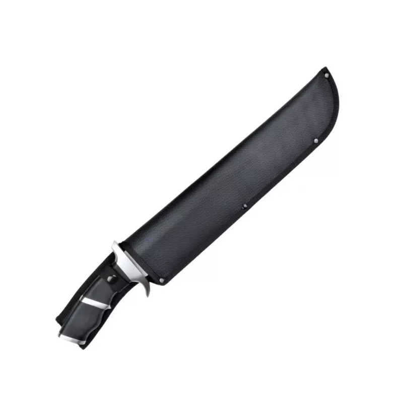 Ellujäämisnuga cinema classic CC-PDT – roostevabast terasest tera 375 mm, kogupikkus 525 mm, roostevabast terasest käepide, must plastiktupp, 1 kg