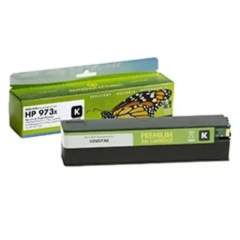 Ühilduv Static-Control HP tint nr 973X must (L0S07AE) Uus kiip