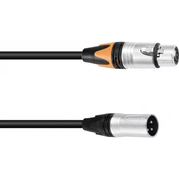 Adapterkaabel PSSO DMX XLR 3‑kontaktiliselt 5‑kontaktilisele, 0,3 m pikkus