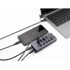 USB-jaotur Delock 64248 5 Gbps 2 x Type-A 2 x USB-C 1 kiirlaadimisport