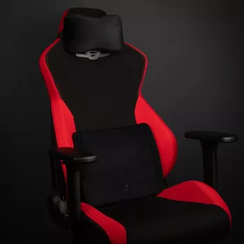 Mäluvahust padjakomplekt nitro concepts NC-PST-MF-001 — Must, ergonoomilised mäluvahust tugipadjad (komplekt)
